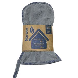 Norwex Dusting Mitt Grey‎ Microfiber NEW